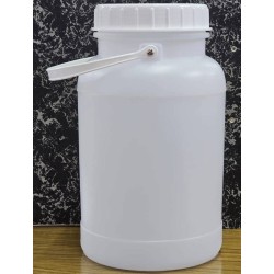 4kg Round Container w/ Handle (Natural Colour) ,15pcs/bag