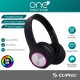 CLiPtec AIR-LUMI Bluetooth 5.0 RGB Luminous Wireless Stereo Headset BBH515