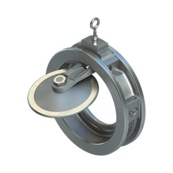 V0612C37, 6" Check Rite Wafer Swing Check Valve, 6"125# C/IRON CHECK VALVE TEFLON, WITHOUT SPRING 