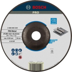 A24SBF, 180 X T: 6.6 X 22.23MM, Bosch SUS Cutting Disc 