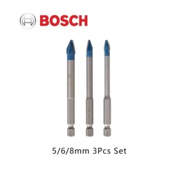 Bosch 3pcs Expert HEX-9 Hard Ceramic Drill Bit Set 5MM 6MM 8MM