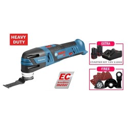 Bosch 12V Cordless Multi-Cutter GOP 12 V-28 ,With 2.0AH  AL12V40 Battery 2pcs
