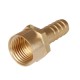 BRASS K.C NIPPLE FEMALE THREAD 1/2" X 1/2" FITTING