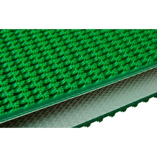 PVC ROUGHTOP 2RSG-OFS (GREEN COLOR) ,25MM (W) x 2PLY x 5.4MM(T) x 1 METER(L)