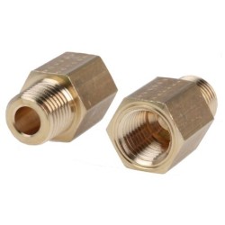1/2" X 35mm Brass Male ,Female Thread Water pipe Fitting