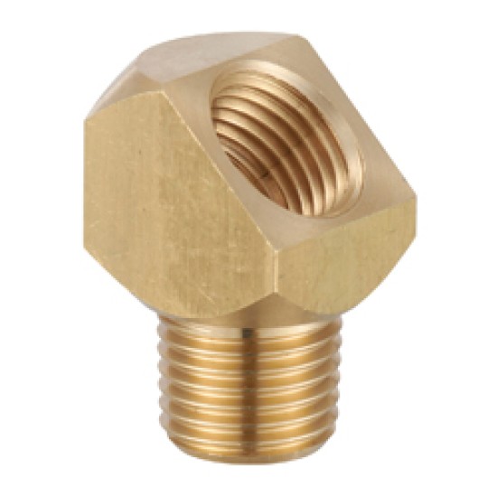 1/4" x 1/4' Brass Hex Male X Female Thread Elbow