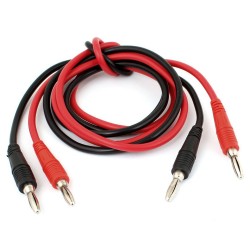 BANANA PLUG, 1 MTR BLACK , HIGH VOLTAGE PVD CABLE TESTER