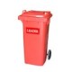 RED COLOUR DUST BIN (SMALL) BIN 120L-RED ,Garbage Bins 