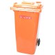 RED COLOUR DUST BIN (SMALL) BIN 120L-RED ,Garbage Bins 