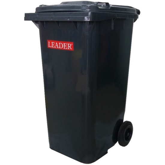 BP240, GARBAGE BIN GREY COLOR 570MM(W) X 730MM(D) X 1040MM(H) , 240lit