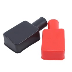 40mm X 80mm Total Length ,Red or Black Battery Poles Protection Cover 