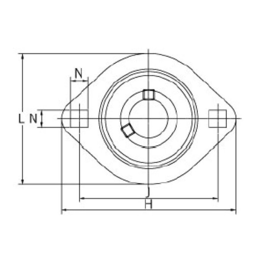 FL205 ,25mm ,Flange Bearing ,T52MST