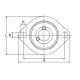 FL205 ,25mm ,Flange Bearing ,T52MST