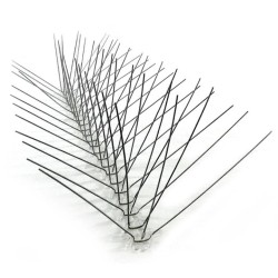Bird Spike for Birds & Pigeons Stainless Steel Spike Birds ,Length 50cm X Height 12cm X Base Width 2.4cm,50pcs/box