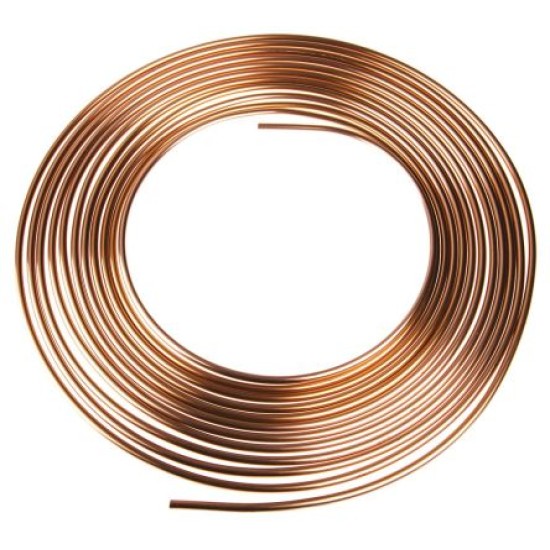 Copper tubing, OD 1/8" x T: 0.51mm (ID: 2.155mm) , 30mtr