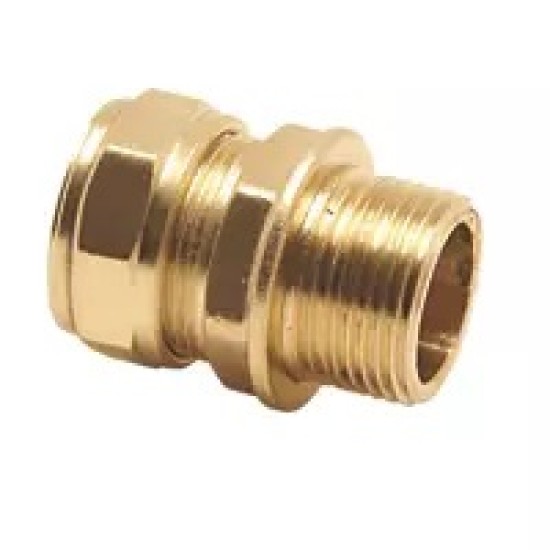 Brass Fitting ,1" male Thread X 28mm OD pipe tubing 