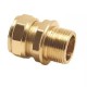 Brass Fitting ,1" male Thread X 28mm OD pipe tubing 