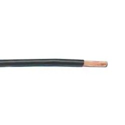 105C,Wire, Stranded, Hook Up, UL1015, PVC, Black, 10 AWG, 105 x 30AWG, 100 ft