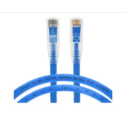 Cat6A Ethernet Network Cable ,Connector Type: RJ45 to RJ45 ,Blue