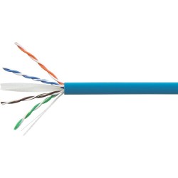 AMP, CAT6 UTP network cable, 1000ft (blue color) 