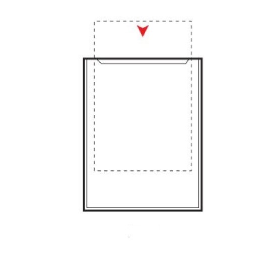 A3 TRANSPARENT CARD CASE, U-SHAPE ,297mmX 420mm