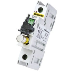 Circuit Breakers COMP CIRC Protector 1Pole Class CC ,30A Rail Mount Fuse Holder With Indicator for Class CC Fuse, 600Vac,,12Ppcs/box 