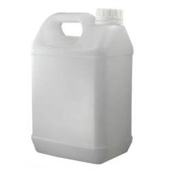 5LIT PVC CLEAR DRUM C/W END CAP ,