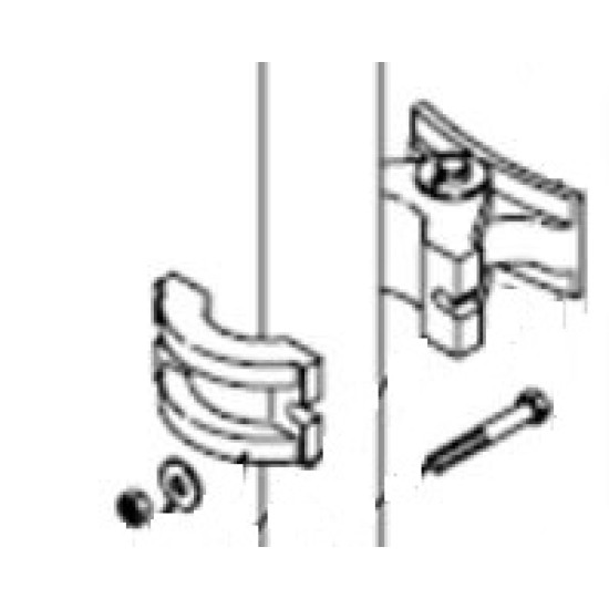 7426742, clamp drum 55-gallon pump &amp; Ram , pair (set of 2) 