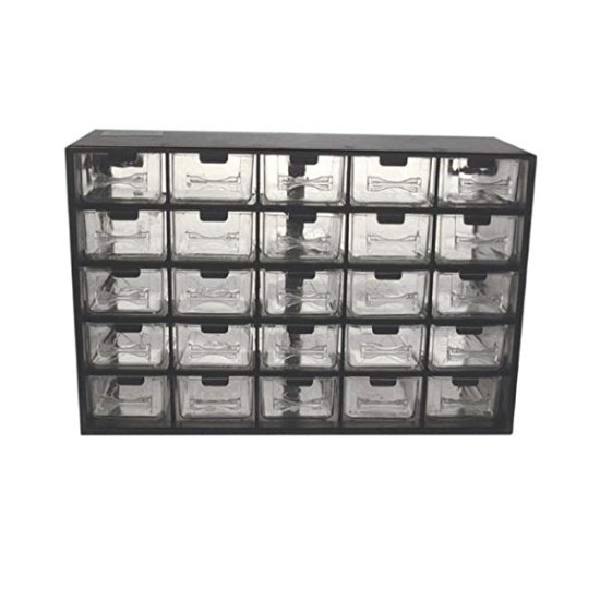 25 Drawer parts cabinet , China ,SIZE : 303(L) X 125(D) X 223MM (H)