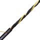 OD 10.5mm,600/1000 V,30A , Igus Black PVC Sheath, 13 AWG Power Cable, 4 Cores, 2.5 mm² ,10meter OD 10.5mm,600/1000 V,30A , Igus Black PVC Sheath, 13 AWG Power Cable, 4 Cores, 2.5 mm² ,10meter