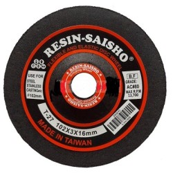 4'' Resin Flexible Disc ,100 x 3.0 x 16 mm WA80 ,grade 80, 25pcs/box