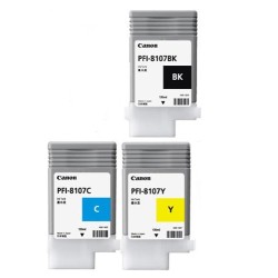 Cleaning ,Alignment  Roller Supporter for Canon IPF771 ,Checking, Exchange Cartridge PFI8100 Colour, 3pcs,