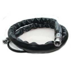 20'(6.1m) long ,3/4"(1.9cm)ID ,Silicone Blast Hose With Control Cable