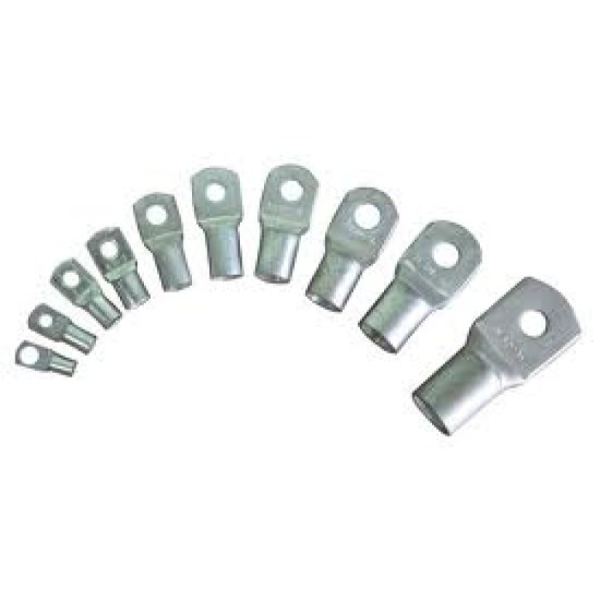 CABLE LUG ,25MM-12 NON INSULATOR, TOTAL LENGTH 36MM, CABLE RING ID 7MM,SCREW STUD 12MM
