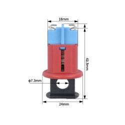 Miniature Circuit Breaker Lockout , PIS ,for hole distance ≤10mm