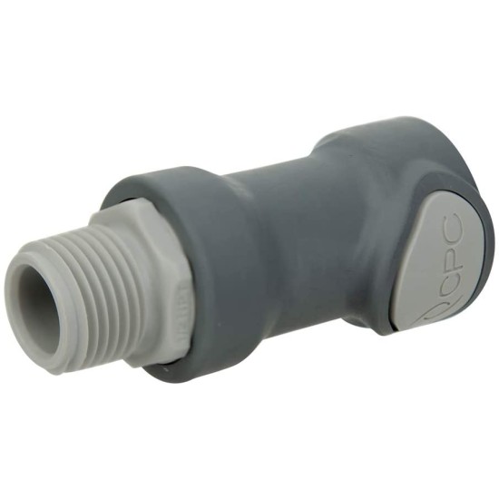 Male Thread 1/2" Grey , Polypropylene CPC chemical Hose Coupling 10pcs/box