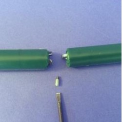 OD10mm Clear PU Round Belt X 1690mm Total Length ,  double end complete with Mechanical fastening ERO Joint®