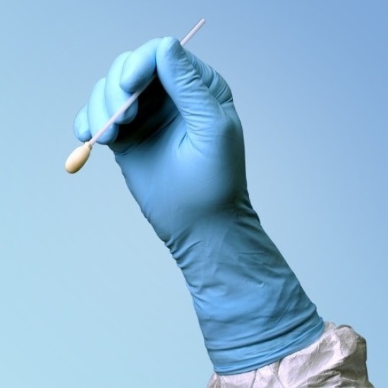 Blue Glove Size M,12" Class 100 Blue Nitrile Glove,,Finger Textured ,100pcs/bag, 10bags/carton