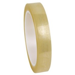 Polyester clear tape 20mm x 33m x 70mic  with PE core ,50roll/box