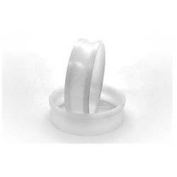 Arc Roller code, Out Feed Roller, Derlin Holder for O-Ring ,OD: 55mm, ID: 50mm, H: 15mm, Curve: R12 