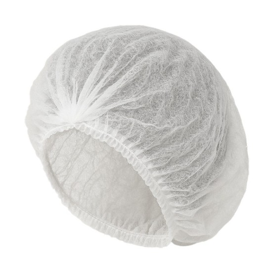 CLEAN ROOM HAIR NET NONWOVEN MOB CAP, MOQ 20PKT/CTN, 100PCS/PKT