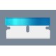 39mm X 19mm X 0.4mm, Ceramic Razor Blades with Metal Frame, 10pcs/box