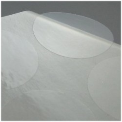 200mm X 0.06mm Round OPP 50# Sticker , 100pcs/bag