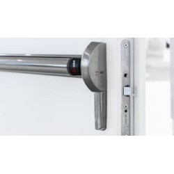 Push Bar Set With Dormakaba 137 Electric Strike  , Cisa Single Point Panic Device ,with integrated lock function, Microswitch installed,Total  length 1200mm Push Bar Set With Dormakaba 137 Electric Strike  , Cisa Single Point Panic Device ,with integrated lock function, Microswitch installed,Total  length 1200mm