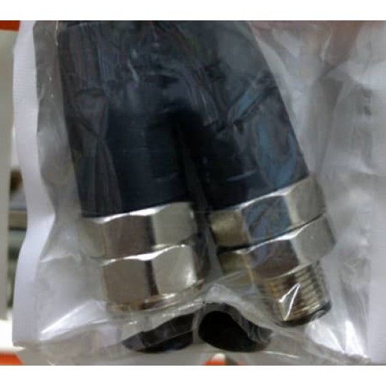 M12 connector 5P Male/Female Connector, 60V 4A 20 x 55mm 1set/pkt