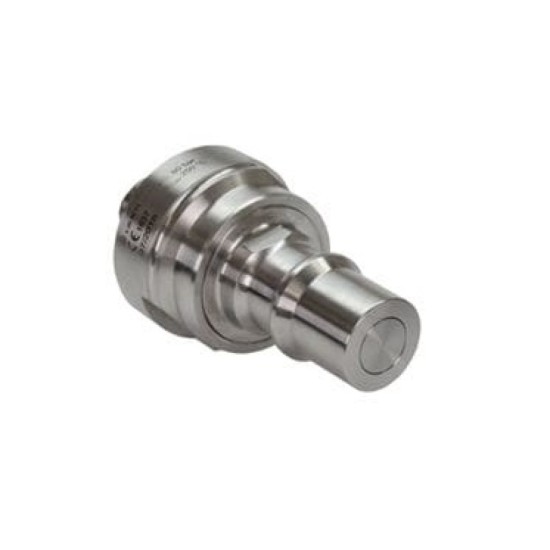 3/4" NPT Female Thread , Stainless Steel Self-Sealing Adaptor (male) Wlather Prazision , Quick Coupling , Series CT 