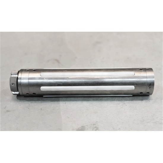 STEEL CHROME NICKEL, TAPER LOCK ID38MM X OD90MM X LENGTH 465MM X MODIFY DELRIN BAR HEIGHT 7.5MM X 300MM LENGTH