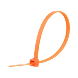150mm(L) x 3.6mm(W), Color: Orange (1,000pcs/pkt) , Cable Tie