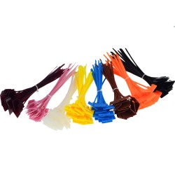 15mm X 25mm Tag, Length 150mm Nylon Cable Ties Tag ,100pcs/pkt, MultiColour 