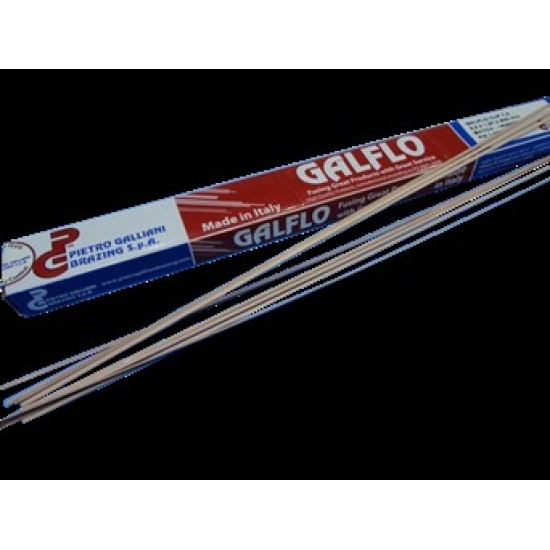 FLAT COPPER WELDING  ,- Galflo 0% silver brazing, size: 1.27mm x 3.2mm (1kg) X 303mm